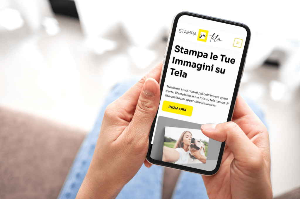 Stampe su Tela — e-commerce di prodotti personalizzati