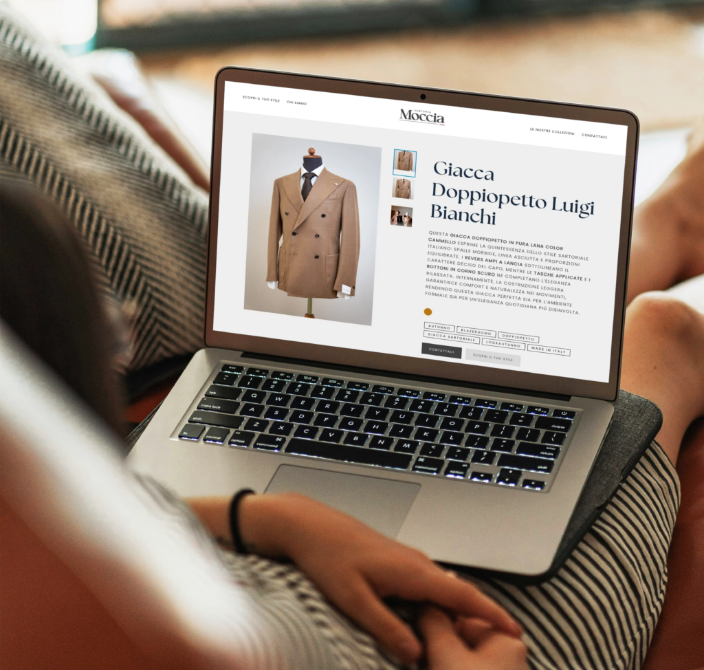 Sartoria Moccia — catalogo e esperienza digitale